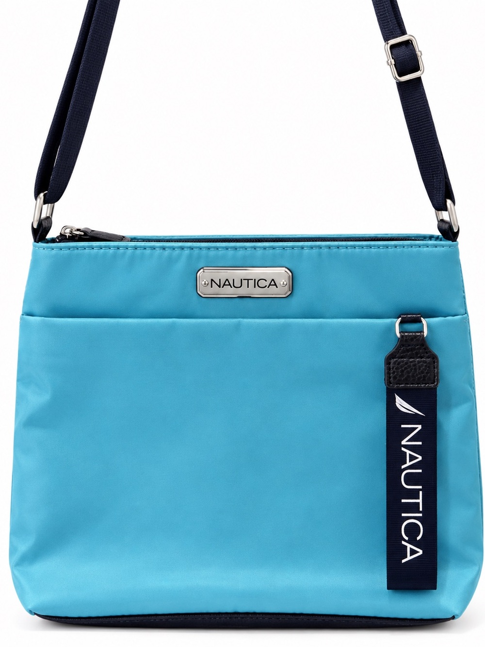 Nautica Turquoise and Navy Crossbody Bag
